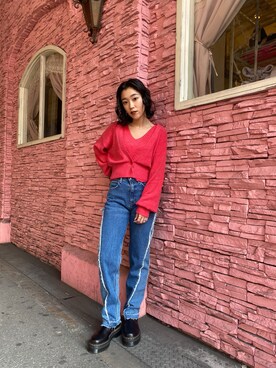 和田 梨加さん（レディース・158cm）の春コーディネート