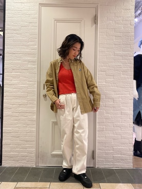 和田 梨加さん（レディース・158cm）の春コーディネート