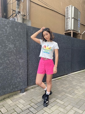 和田 梨加さん（レディース・158cm）の春コーディネート