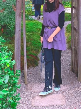 「Dieu（ディユウ）のアイテム」を使った、erさん（レディース・159cm）の秋コーディネート