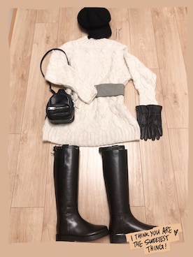「Ann DEMEULEMEESTER（アンドゥムルメステール）のアイテム」を使った、vivianzhさん（レディース・156cm）の秋コーディネート