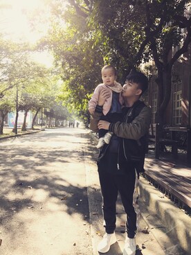 「HYPE（ハイプ）のアイテム（パンツ）」を使った、林宜弘さん（メンズ・165cm）の夏コーディネート