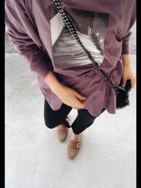 「Ungrid（アングリッド）のアイテム（レギンス/スパッツ）」を使った、mi＊saさん（レディース・160cm）の秋コーディネート