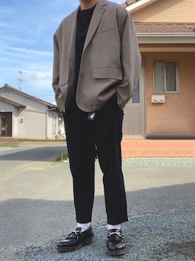「ender products」｜Hytさん（メンズ・164cm）の冬コーディネート