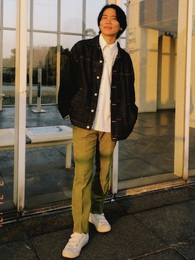 「URBAN RESEARCH（アーバンリサーチ）のアイテム（デニムジャケット）」を使った、tomoyukiさん（メンズ・168cm）の冬コーディネート