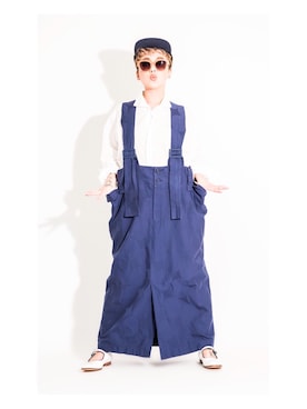 「Y’s for men（ワイズフォーメン）のアイテム（帽子）」を使った、PLAYFULさん（レディース・157cm）の冬コーディネート