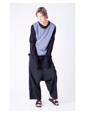 「ワイズフォーメン」｜PLAYFULさん（メンズ・183cm）の冬コーディネート