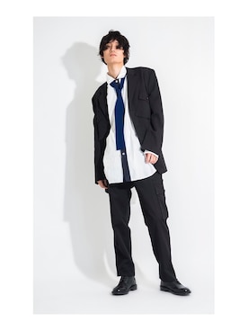 「SET UP」｜「アイテム（その他アウター）」を使った、PLAYFULさん（メンズ・183cm）の春コーディネート