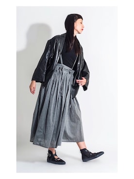 「Y's（ワイズ）のアイテム（ブルゾン）」を使った、PLAYFULさん（レディース・176cm）の春コーディネート