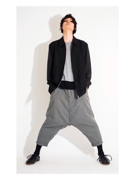 「COMME des GARCONS HOMME（コム デ ギャルソン・オム）のアイテム（ブルゾン）」を使った、PLAYFULさん（メンズ・183cm）の春コーディネート