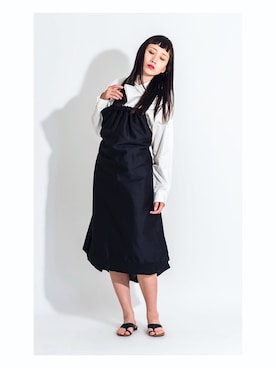 「Y's（ワイズ）のアイテム（サンダル）」を使った、PLAYFULさん（レディース・176cm）の春コーディネート