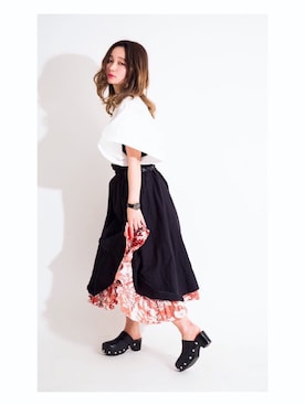 「tricot COMME des GARCONS（トリココムデギャルソン）のアイテム（サンダル）」を使った、PLAYFULさん（レディース・153cm）の春コーディネート