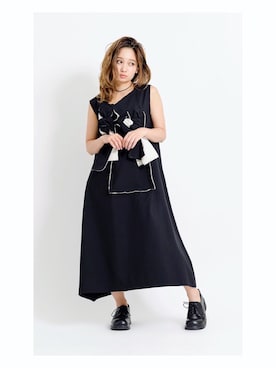 「カットオフ」｜「アイテム（ワンピース/ドレス）」を使った、PLAYFULさん（レディース・153cm）の夏コーディネート