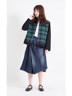 JUNYA WATANABE COMME des GARCONSのデニムスカートを使った人気