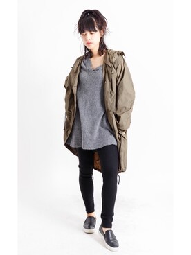 「COMME des GARCONS COMME des GARCONS（コムデギャルソンコムデギャルソン）のアイテム（ジャケット/アウター）」を使った、PLAYFULさん（レディース・162cm）の冬コーディネート