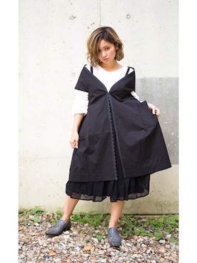 「古着好きな人と繋がりたい」｜「アイテム（キャミソール）」を使った、PLAYFULさん（レディース・153cm）の夏コーディネート