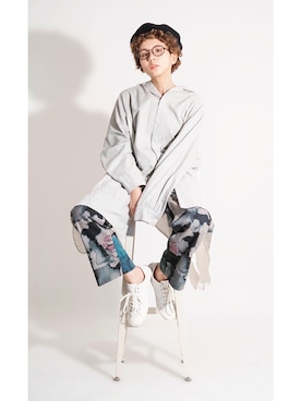 「Y's（ワイズ）のアイテム（ワンピース/ドレス）」を使った、PLAYFULさん（レディース・157cm）の春コーディネート
