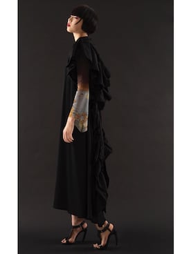 「DRIES VAN NOTEN（ドリスヴァンノッテン）のアイテム（サンダル）」を使った、PLAYFULさん（レディース・177cm）の春コーディネート