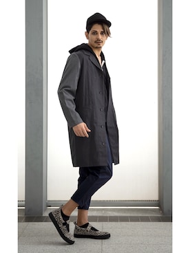 「buddy（バディ）のアイテム（シューズ）」を使った、PLAYFULさん（メンズ・186cm）の秋コーディネート