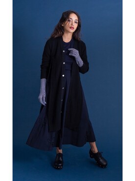 「tricot COMME des GARCONS（トリココムデギャルソン）のアイテム（シューズ）」を使った、PLAYFULさん（レディース・153cm）の冬コーディネート