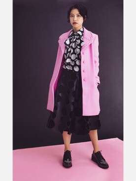 「tricot COMME des GARCONS（トリココムデギャルソン）のアイテム（シューズ）」を使った、PLAYFULさん（レディース・162cm）の冬コーディネート