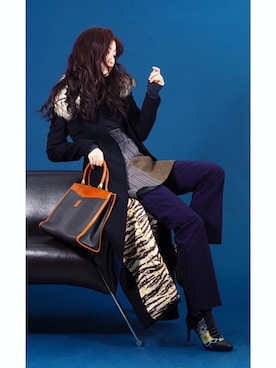 「DOLCE&GABBANA（ドルチェアンドガッバーナ）のアイテム（ジャケット/アウター）」を使った、PLAYFULさん（レディース・168cm）の冬コーディネート