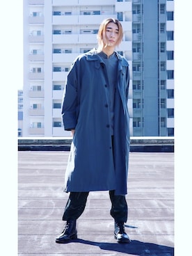 「ISSEY MIYAKE（イッセイミヤケ）のアイテム（ジャケット/アウター）」を使った、PLAYFULさん（メンズ・183cm）の春コーディネート