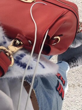 「Mo&Co.（モーアンドコー）のアイテム（パンツ）」を使った、dellasaさん（レディース・157cm）の冬コーディネート