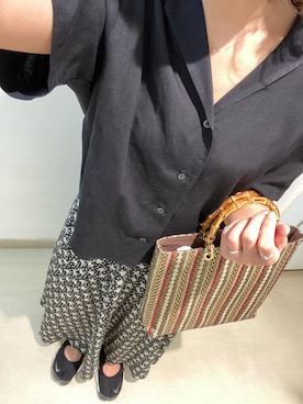 「KBF BOX（ケービーエフ ボックス）のアイテム」を使った、krh810さん（レディース・154cm）の夏コーディネート