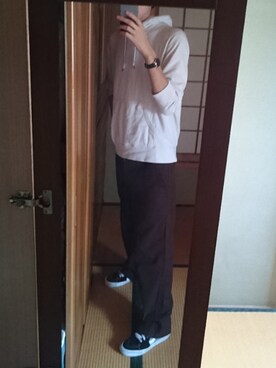 「DAISO（DAISO）のアイテム（アナログ腕時計）」を使った、  kenさん（メンズ・189cm）の秋コーディネート