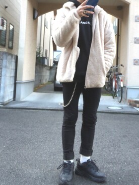 YUUさん（メンズ・165cm）の冬コーディネート