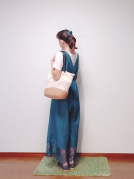 「SAC（サック）のアイテム」を使った、bikkoさん（レディース・158cm）の夏コーディネート