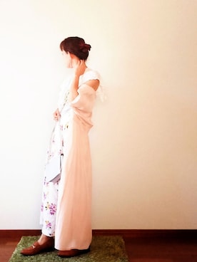 「ミカヅキモモコ（ミカヅキモモコ）のアイテム（アクセサリー）」を使った、bikkoさん（レディース・158cm）の秋コーディネート