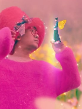 「アイテム（音楽/本・雑誌、オレンジ系）」を使った、bikkoさん（レディース・158cm）の冬コーディネート