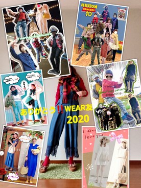 「アイテム（雑誌、ブルー系）」を使った、bikkoさん（レディース・158cm）の冬コーディネート
