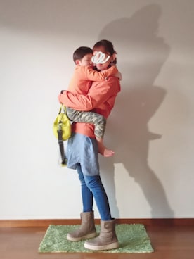 「ワークマン女子」｜「アイテム（ナイロンジャケット）」を使った、bikkoさん（レディース・158cm）の冬コーディネート
