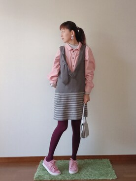 ピンク グレー の人気ファッションコーディネート Wear