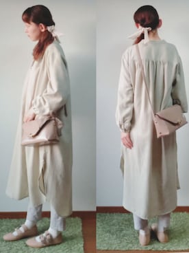 「ペールトーン」｜「アイテム（ワンピース/ドレス）」を使った、bikkoさん（レディース・158cm）の春コーディネート