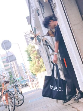 「Daniel Wellington（ダニエルウェリントン）の販売終了クラシックペティット アッシュフィールド32mm（アナログ腕時計）」を使った、asakaさん（メンズ・170cm）の秋コーディネート