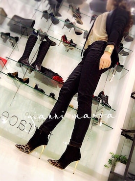 「G-（ジー）のアイテム」を使った、mikarinrinriさん（レディース・157cm）の春コーディネート