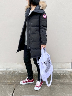 「GAP（ギャップ）のアイテム（トップス）」を使った、akariさん（レディース・163cm）の冬コーディネート