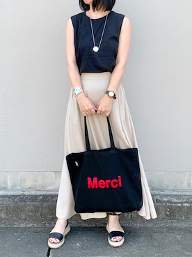 akariさん(レディース・162cm)の夏コーディネート