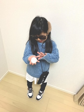 Ashleyさん（キッズ・120cm）の冬コーディネート
