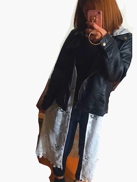 「Dosch（ドスチ）のアイテム（ジャケット/アウター）」を使った、aさん（レディース・151cm）の春コーディネート