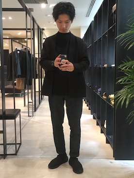 「アイテム（カーディガン/ボレロ）」を使った、Yutaさん（メンズ・175cm）の春コーディネート