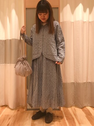 Miwa使用「Samansa Mos2（メロウロックリブプルオーバー）」的時尚穿搭