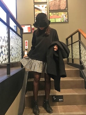 「HOTPING（ホッピン）のアイテム」を使った、HOTPINGさん（レディース・163cm）の冬コーディネート