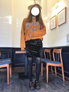 「HOTPING（ホッピン）のアイテム（トップス）」を使った、HOTPINGさん（レディース・163cm）の冬コーディネート