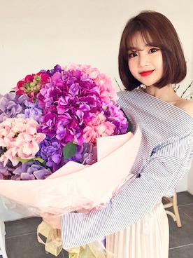 「HOTPING（ホッピン）のアイテム（トップス）」を使った、HOTPINGさん（レディース・163cm）の冬コーディネート