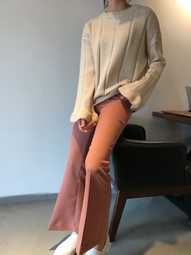 「HOTPING（ホッピン）のアイテム（トップス）」を使った、HOTPINGさん（レディース・163cm）の冬コーディネート